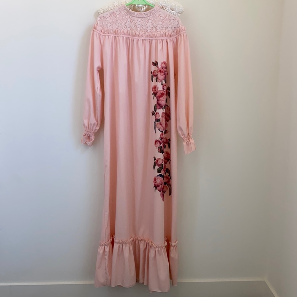 Silky long dress